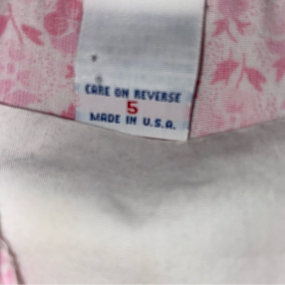 OSH KOSH - VINTAGE 80s - GIRL DRESS - Sailor Collar - USA - Small Stain - Size 5 - Picture 6 of 9